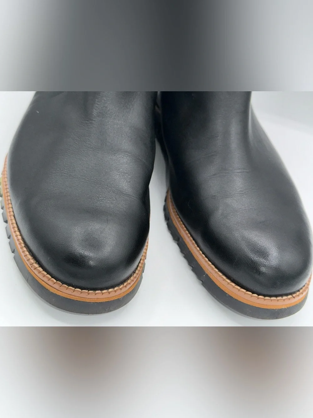 Cole Haan ZerøGrand Omni Chelsea Boot Waterproof C36161 Black Men Sz 13 M   AA28